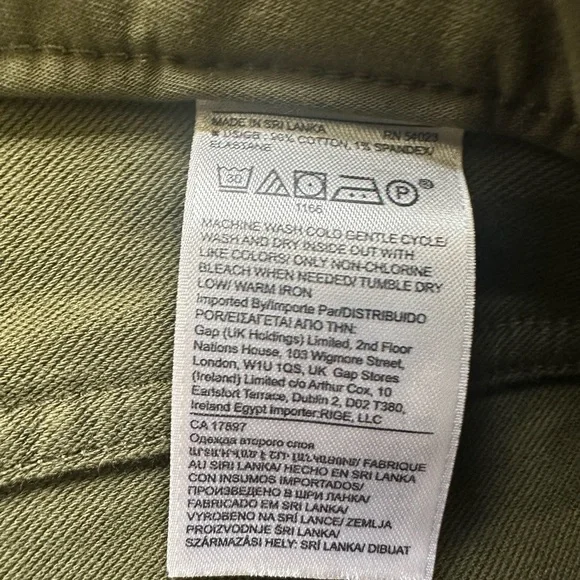 Banana Republic Men’s Tall 34/34 Traveler Slim Pants Green - Picture 5 of 10